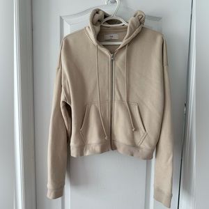 TNA Cozy Fleece Boyfriend Boxy Zip